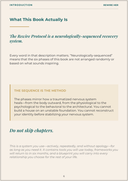 Inside The Rewire Protocol — sample page